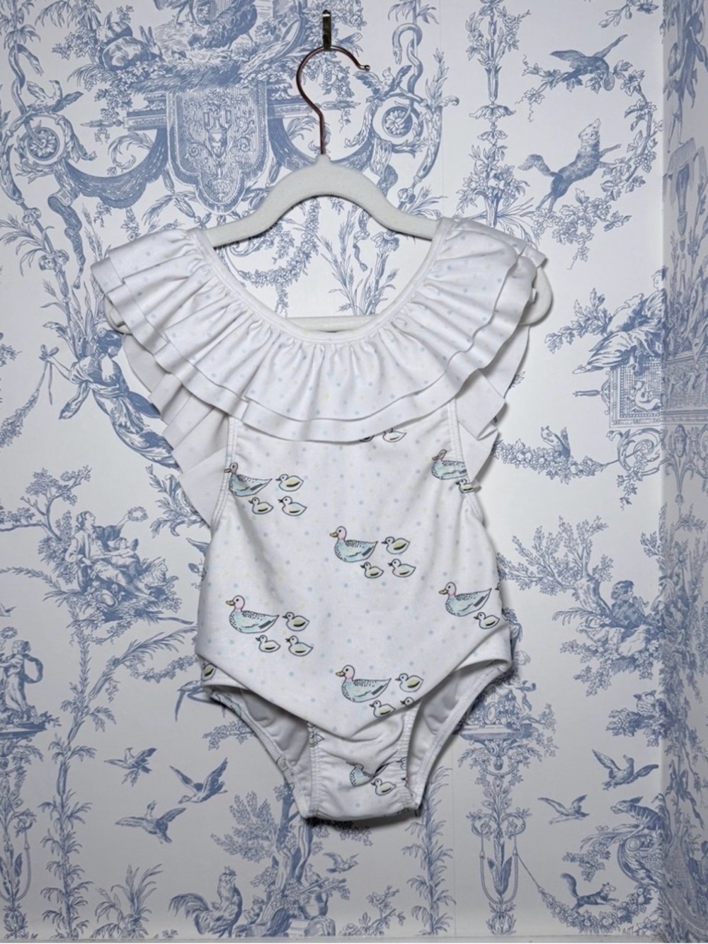 Sal & Pimenta Ruffle Swimsuit Bow 3T fits TTS